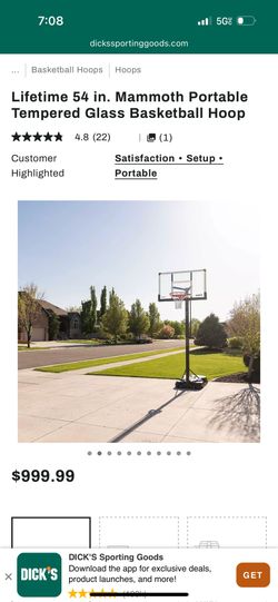 Portable Basketball System 54”