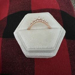 Crown Diamond Wedding Ring