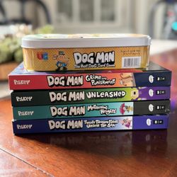 Dog Man book set + card game