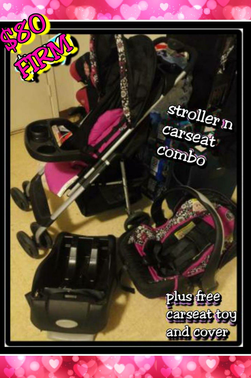 Carseat stroller combo