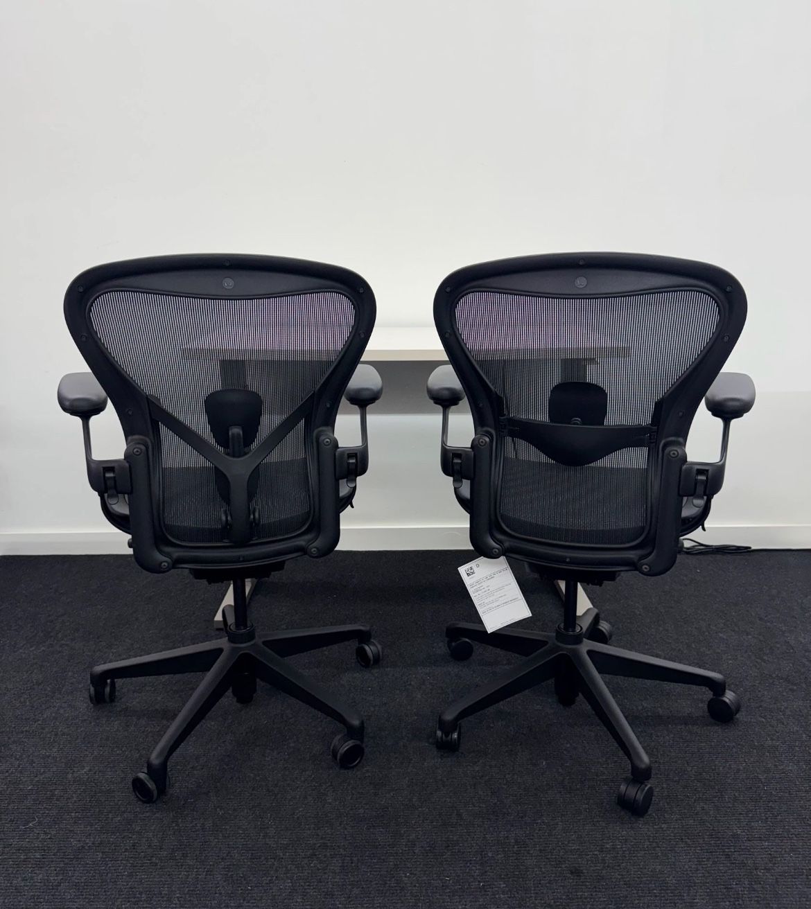 BRAND NEW HERMAN MILLER ONYX REMASTERED AERON SIZE B CHAIRS DELIVERY AVAILABLE