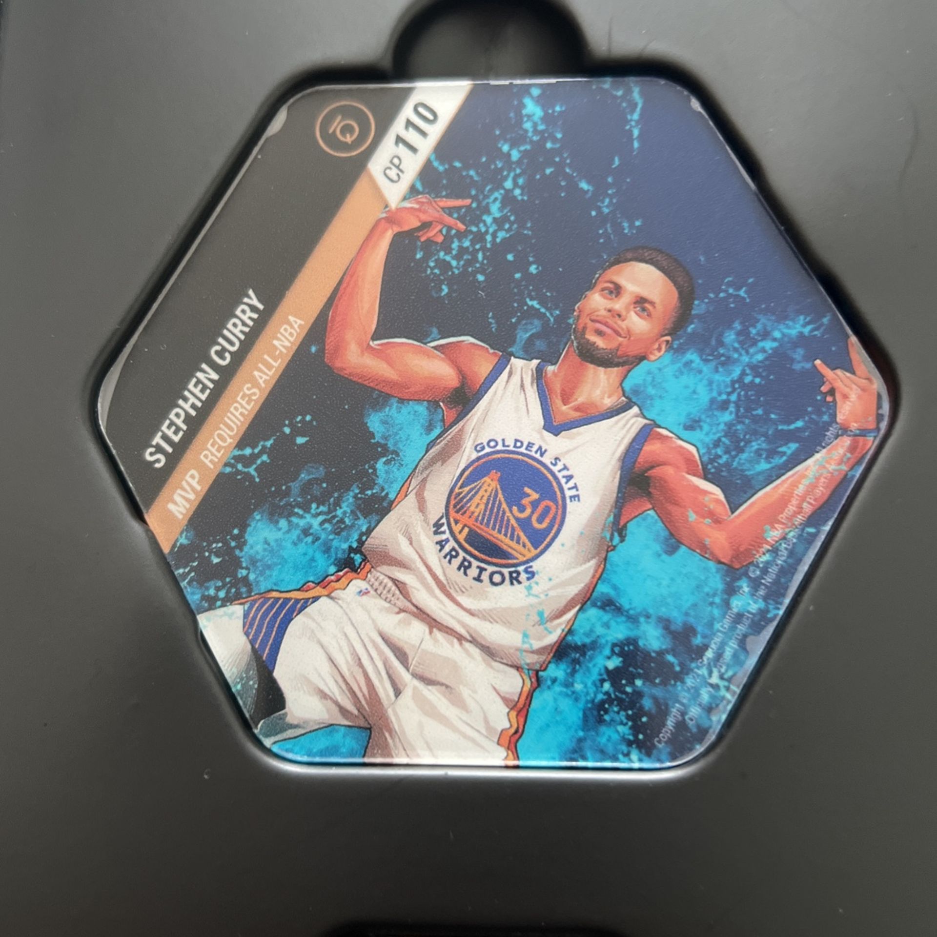 NBA Flex Stephen Curry MVP Flexagon Tile New And Unplayed In Box