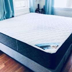 Mattress+Box king size Foam Encased 12”thick Medium  Brand new Delivery Available  We Financing 