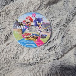 Wii Game Mario And Sonic London 2012 Olympic  Game