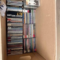 Over 400 CDs and a few cassettes