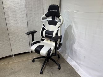 VERTAGEAR Racing Series S-Line Gaming Chair in Black/White