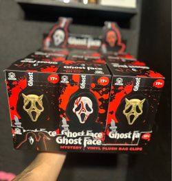 Ghostface Mystery Vinyl Plush Bag Clips