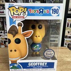 SPECIAL EDITION Geoffrey the Giraffe Toys R Us Funko Pop #190 Ad Icons SE Ads