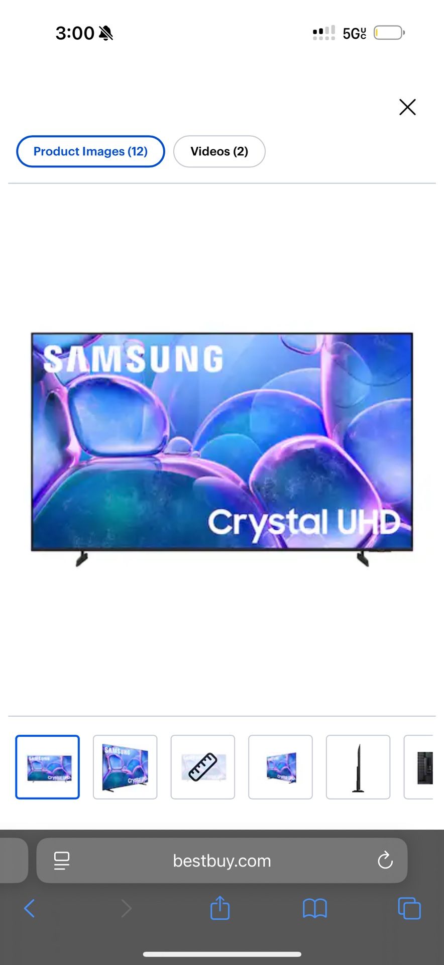 Samsung 86” Tv