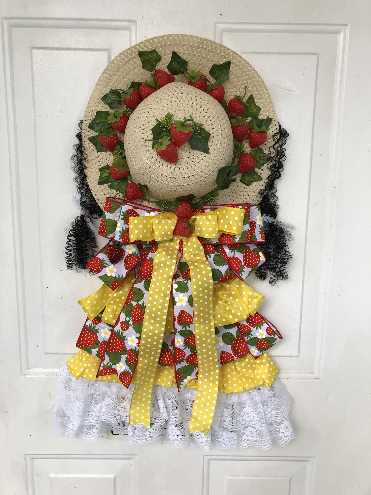 Strawberry Country Girl Wreath