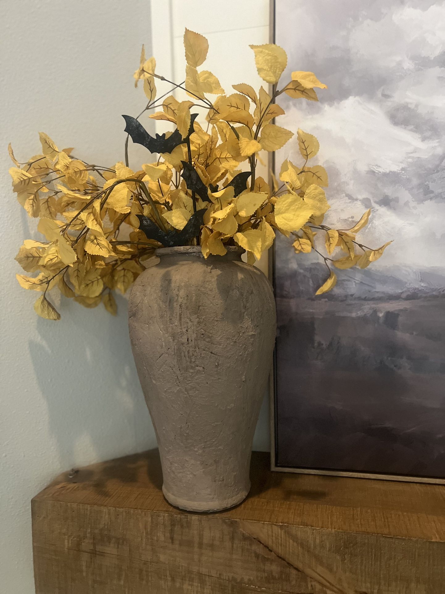 Rustic Organic Modern 17 inch Vase