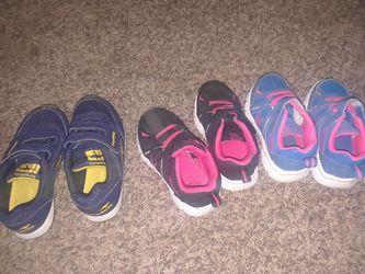 5$ each. Girls are toddler 7 boys are toddler 9