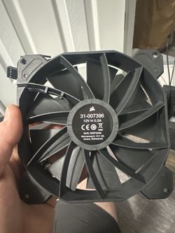 3x Corsair 140mm PWM Fans – Clean Pulls from 7000D – Quiet & Reliable