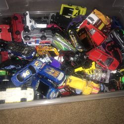 Lot of toy cars