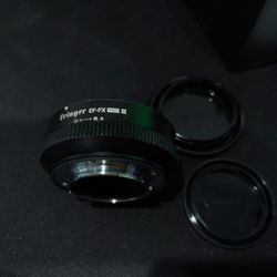 Fringer EF-FX Pro III adapter (Canon EF to Fujifilm X mount)