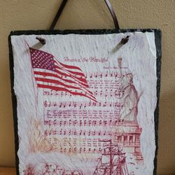Wall Art - "America, the Beautiful" lyrics