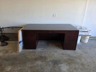 Office Desk and File Cabinet Set