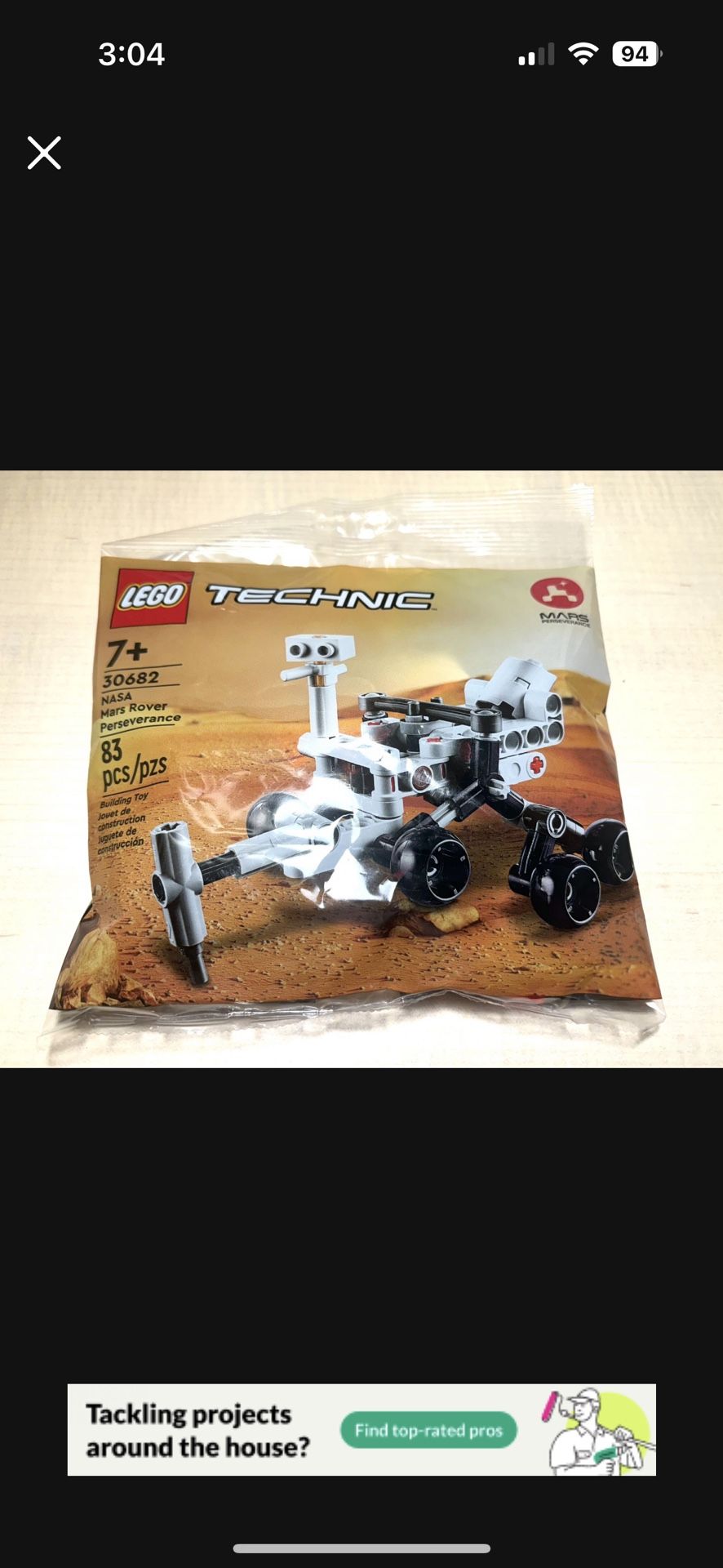 Lego Technic NASA Mars Rover Perseverance 