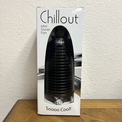 CHILLOUT Desktop 12” Mini Tower Fan *Brand New*