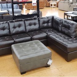 Alliston Chocolate RAF or LAF Sectional / couch /Living room set