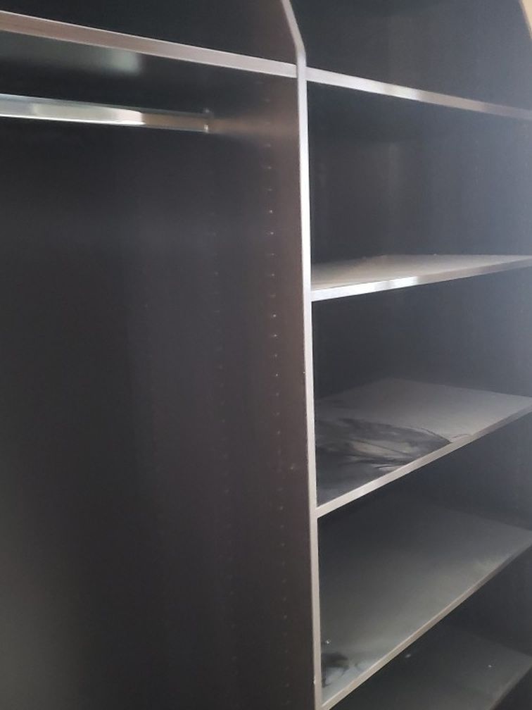 Brown Closet Cabinet