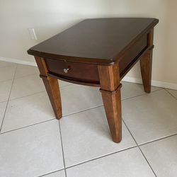 Wooden End Table
