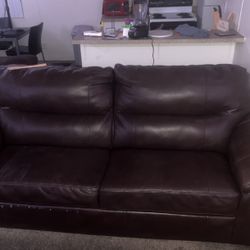 Leather Couch 