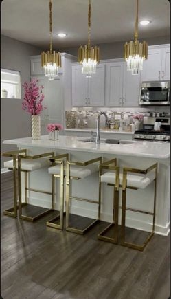GOLD BARSTOOLS for Sale 😍