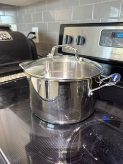 Stainless steel stock pot