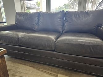 Leather Sofa Sleeper Couch