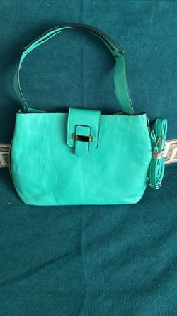 Mint Green Faux Leather Bag