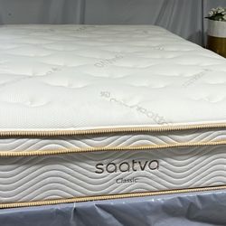 Saatva Classic Plush Soft 11.5” Mattress - QUEEN 