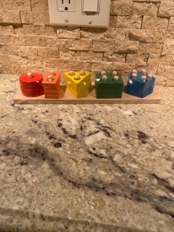 Sorting and Stacking Wooden Toy