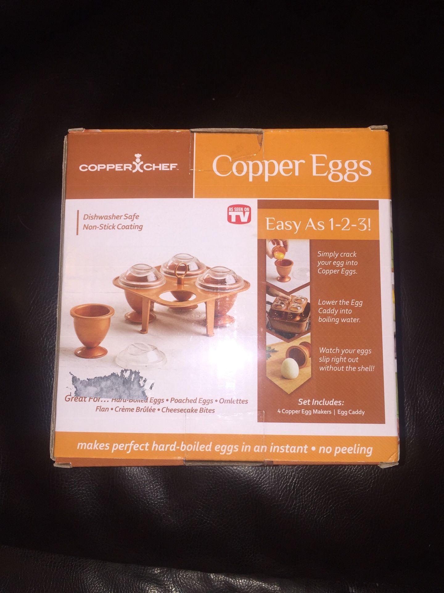Copper Hard boiled egg cooker.