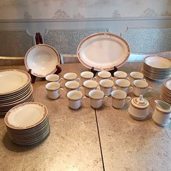Dinnerware Set Vintage From 1980's. 67 Pieces