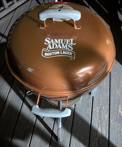Weber Kettle Charcoal Grill 18in Copper Samuel Adams