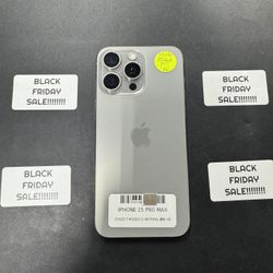 Black Friday Sale! iPhone 15 Pro Max t-mobile/metro 256gb