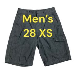 Men's Vans 28 Off the wall Shorts Chino Khakis Charcoal Gray Disc Golf Skater 