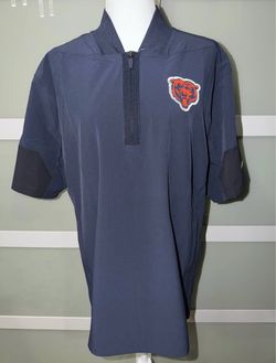 Nike Chicago Bears NFL Sideline Quarter-Zip Short Sleeve Jacket - Size Medium ($90 RETAIL)