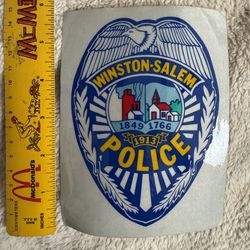 Winston Salem Police Sticker Decal