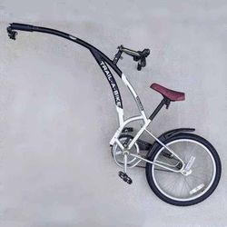 Adams Trail-a-Bike Folder kids children's folding bike bicycle hitch tag along tagalong trailer copilot trainer