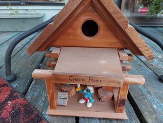 Smurf Collectible Birdhouse By J & H
