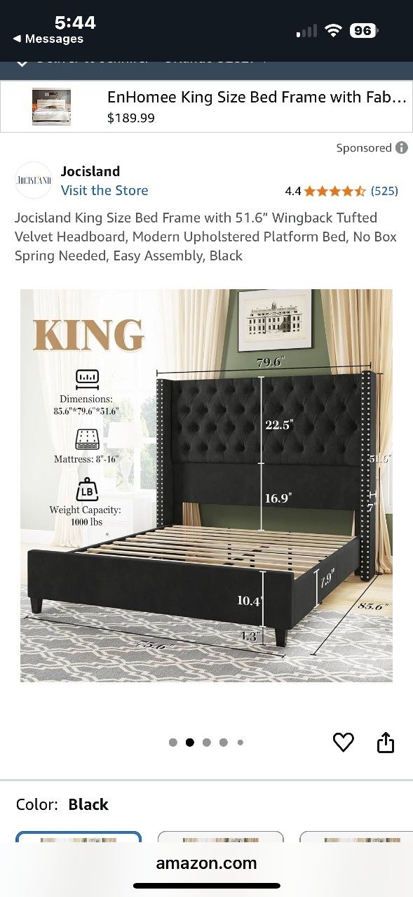 King Bed Frame