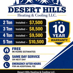 Air conditioning units. Ac units 2 3 4 5 Ton