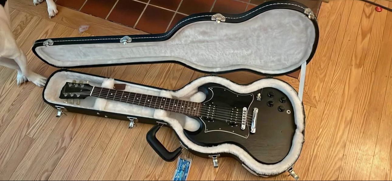 2009 Gibson SG Flat Black Solid Body Electric Guitar