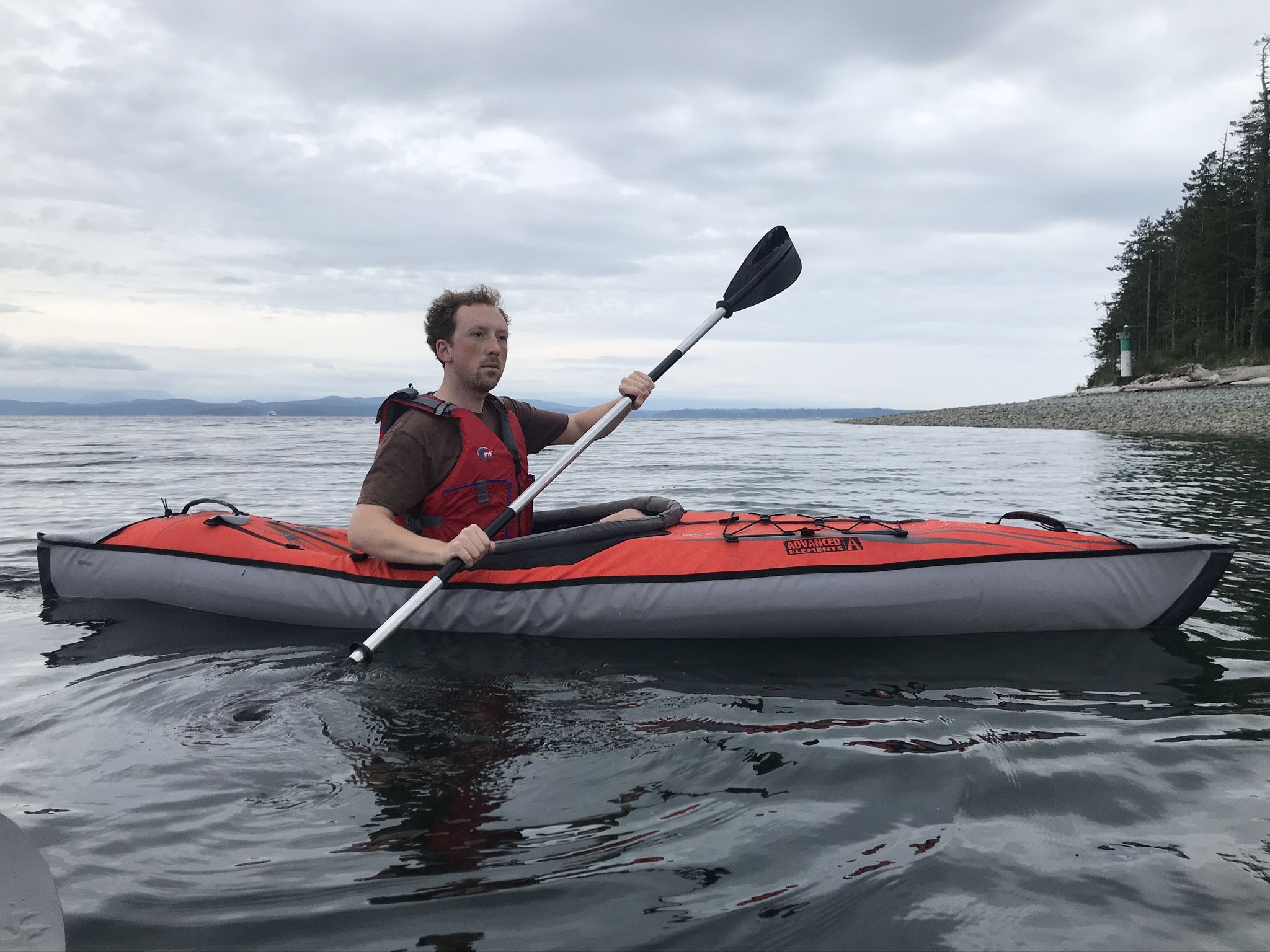 Two Advanced Elements Kayaks And Gear