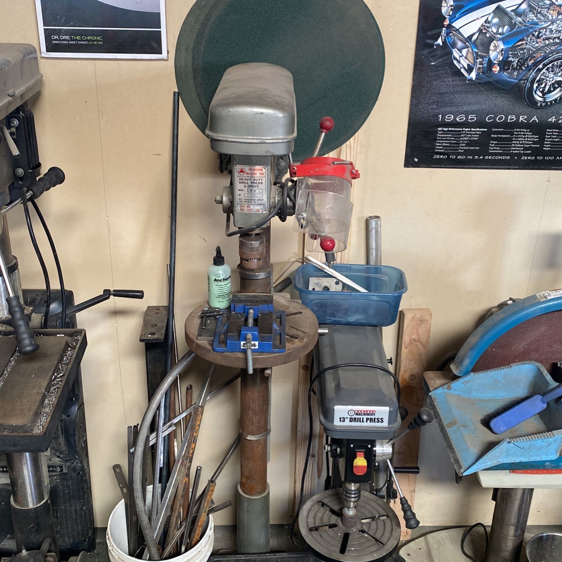 Drill Press 1/2 Hp 120v 5 Speed