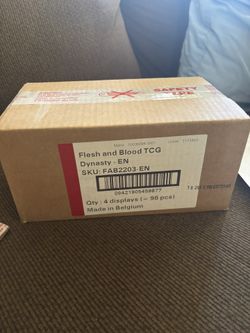 Flesh And Blood Dynasty Sealed Display Case