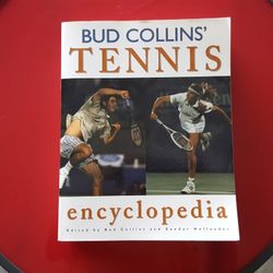 Signed Bud Collins Tennis Encyclopedia HOF