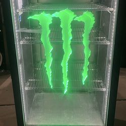 Monster fridge logo M light up